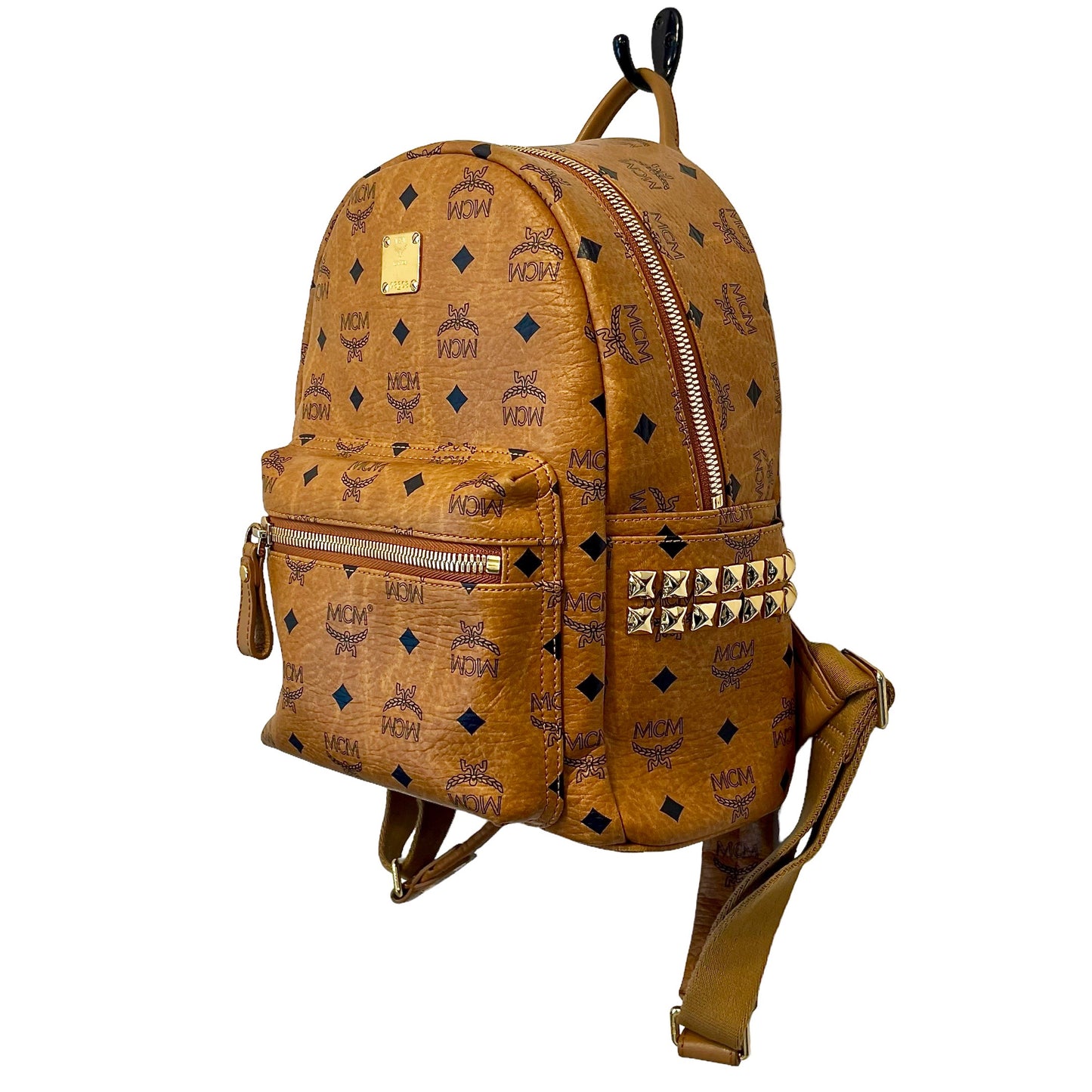 MCM "Visetos Studded Backpack"