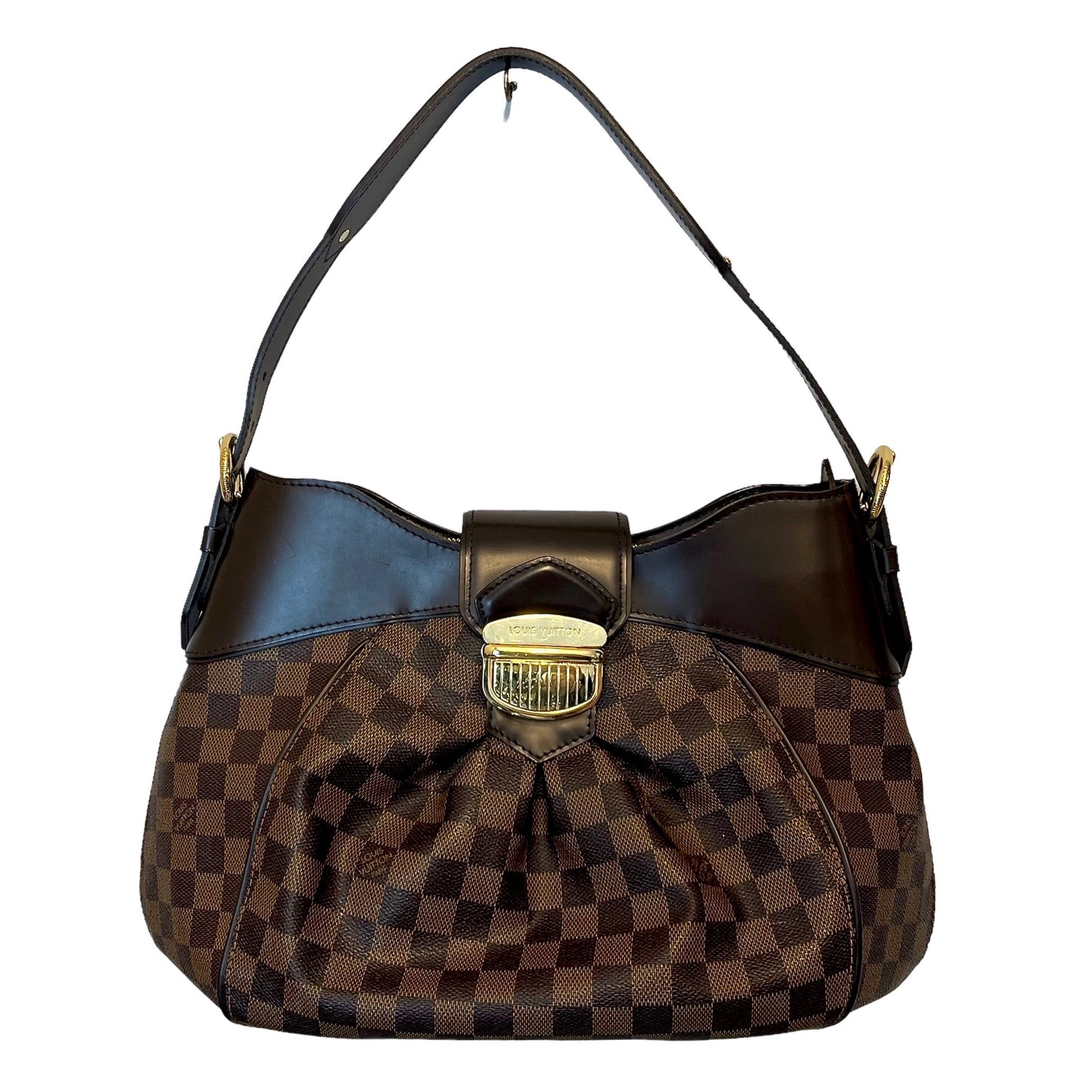 Louis Vuitton "Damier Ebene Sistina GM Shoulder Bag"